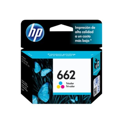 Cartucho de tinta HP 662 (CZ104AL) – Tricolor