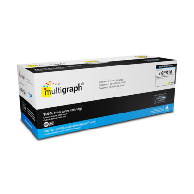 Botella/tubo de toner MULTIGRAPH GPR-16 para CANON – Negro/Black