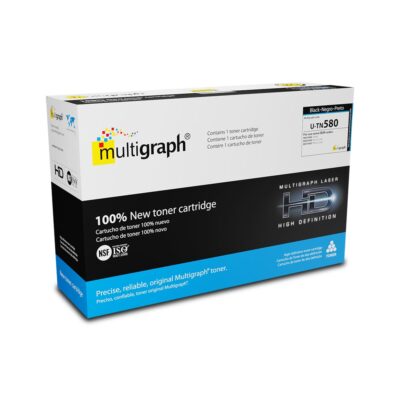 Cartucho de toner MULTIGRAPH TN580 para BROTHER – Negro/Black