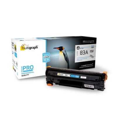 Cartucho de toner MULTIGRAPH 83A (CF283A) para HP – Negro/Black