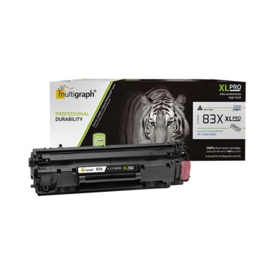 Cartucho de toner MULTIGRAPH XLPRO 83X (CF283X) para HP – Negro/Black