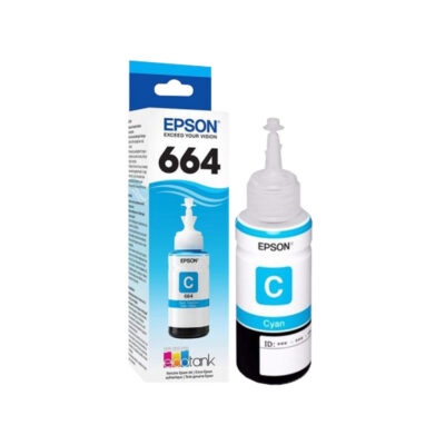 Pomo de tinta EPSON 664 (T664220-AL) – Cian/Cyan