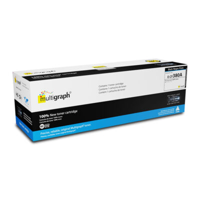 Cartucho de toner MULTIGRAPH 312A (CF380A) para HP – Negro/Black