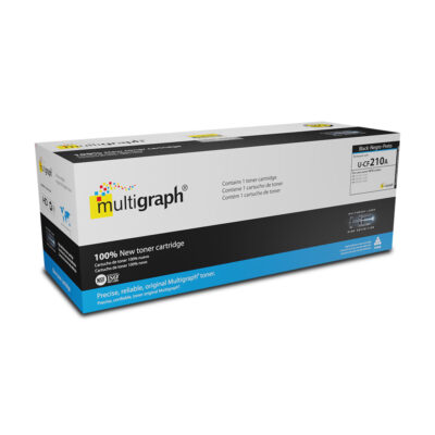 Cartucho de toner universal MULTIGRAPH 131A-125A-128A (CF210A) (CB540A) (CE320A) para HP – Negro/Black