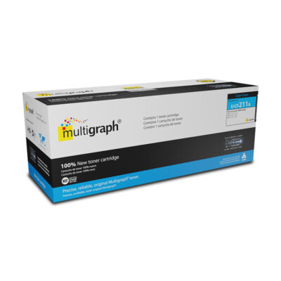 Cartucho de toner universal MULTIGRAPH 131A-125A-128A (CF211A) (CB541A) (CE321A) para HP – Cian/Cyan