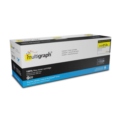 Cartucho de toner universal MULTIGRAPH 131A-125A-128A (CF212A) (CB542A) (CE322A) para HP – Amarillo/Yellow