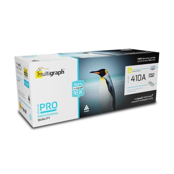 Cartucho de toner MULTIGRAPH 410A (CF412A) para HP - Amarillo/Yellow