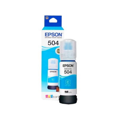 Pomo de tinta EPSON 504 (T504220-AL) – Cian/Cyan