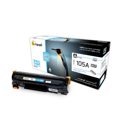 Cartucho de toner MULTIGRAPH 105A (W1105A) para HP – Negro/Black