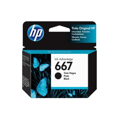 Cartucho de tinta HP 667 (3YM79AL) – Negro/Black