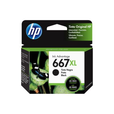 Cartucho de tinta HP 667XL (3YM81AL) – Negro/Black