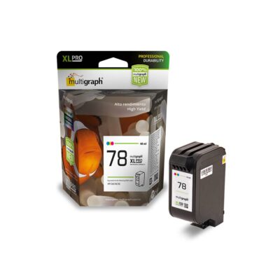 Cartucho de tinta MULTIGRAPH 78XL (C6578) para impresora HP – Tricolor