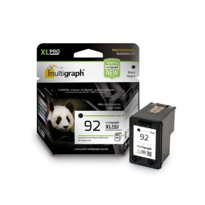 Cartucho de tinta universal MULTIGRAPH 92XL-94XL (C9362) (C8765) para HP – Negro/Black