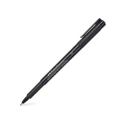 Marcador permanente superfino FABER-CASTELL 421-S – Negro