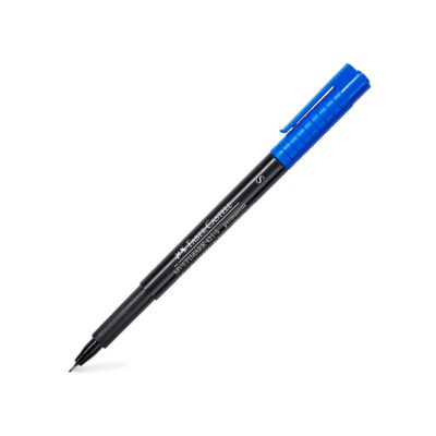 Marcador permanente superfino FABER-CASTELL 421-S – Azul