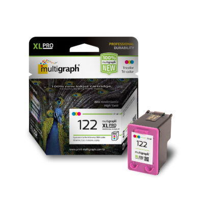 Cartucho de tinta MULTIGRAPH 122XL (CH562HL) para HP – Tricolor