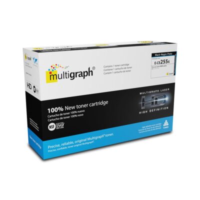 Cartucho de toner MULTIGRAPH 55X (CE255X) para HP – Negro/Black