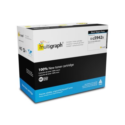 Cartucho de toner MULTIGRAPH 42X (Q5942X) para HP – Negro/Black